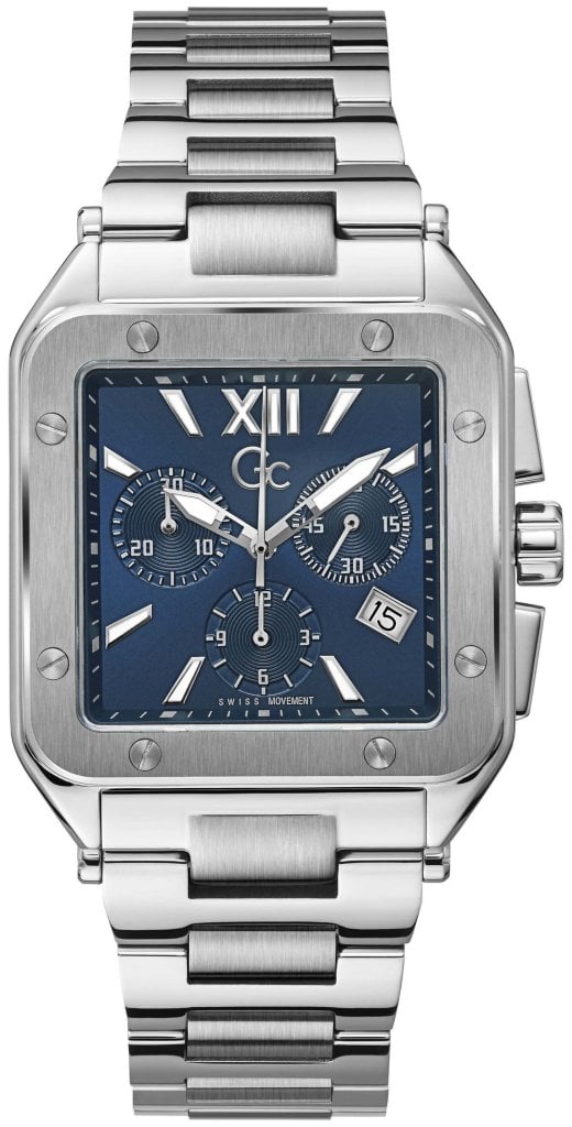Guess Herrklocka Z08003G7MF Collection Blå/Stål