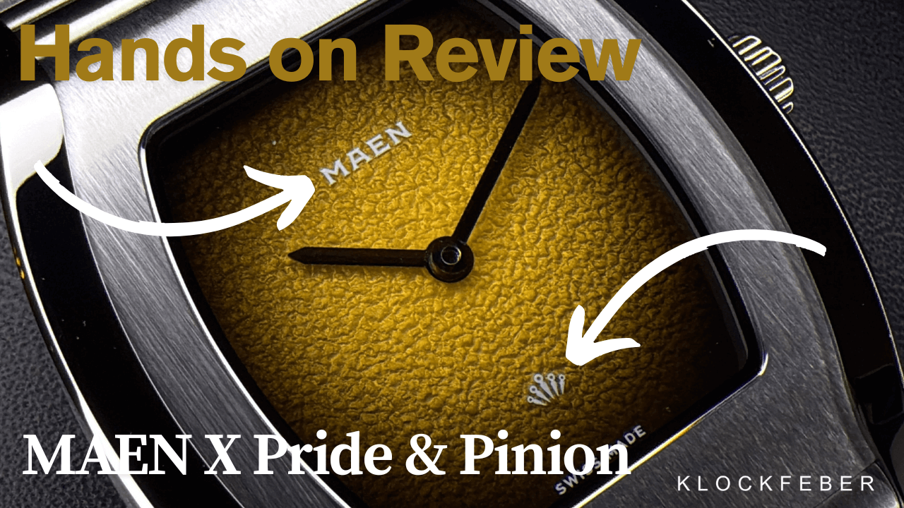 hands on maen pride and pinion watch 2026 yellow version release