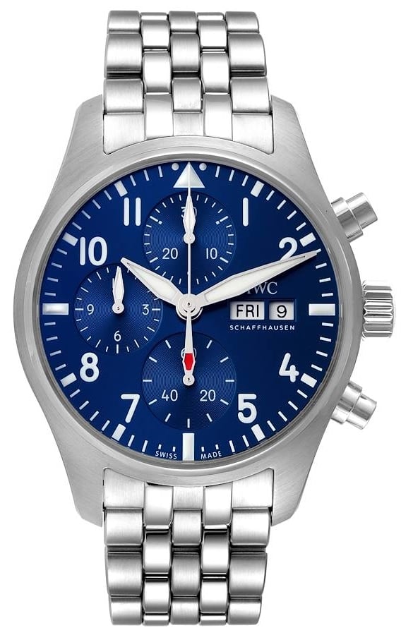 IWC Herrklocka IW388102 Pilots Blå/Stål Ø41 mm