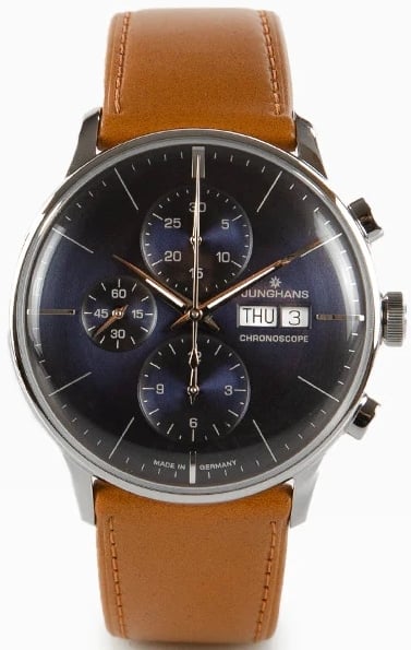 Junghans Herrklocka 27/4526.03 Meister Blå/Läder Ø40.7 mm