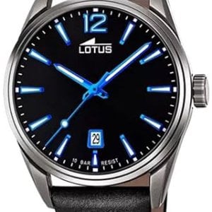 Lotus Herrklocka 18685/6 Minimalist Svart/Läder Ø42 mm