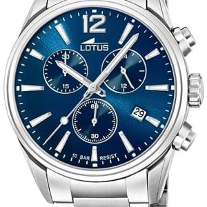 Lotus Herrklocka 18690/1 Chrono Blå/Stål Ø42 mm