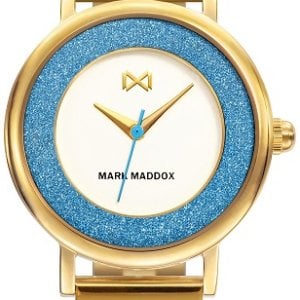 Mark Maddox Damklocka MM7107-00 Classic Gulguldtonat stål Ø30 mm