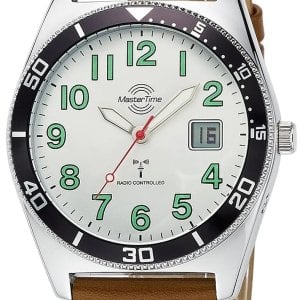 Master Time Herrklocka MTGA-10856-41L Classic Silverfärgad/Läder