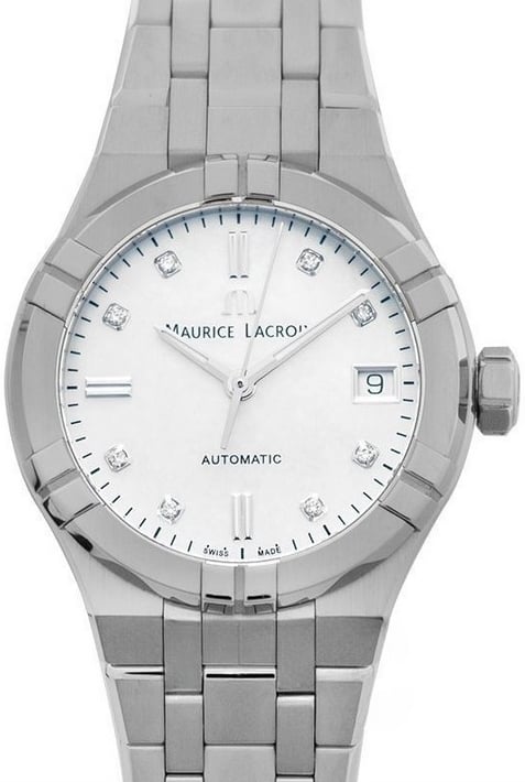 Maurice Lacroix Damklocka AI6006-SS002-170-1 Aikon Vit/Stål Ø35 mm