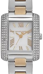 Michael Kors Damklocka MK4882 Emery Vit/Gulguldtonat stål Ø22 mm