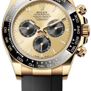Rolex Herrklocka 126518LN-0012 Cosmograph Daytona Guldtonad/Gummi