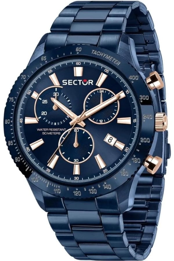 Sector 270 Herrklocka R3273778004 Blå/Stål Ø45 mm