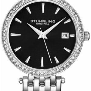 Stührling Original Damklocka 3929.2 Symphony Svart/Stål Ø40 mm