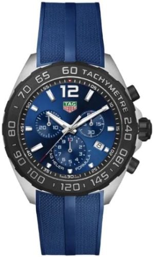 TAG Heuer Herrklocka CAZ101AV.FT8077 Formula 1 Blå/Gummi Ø43 mm