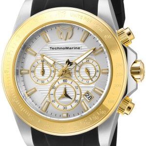 Technomarine Herrklocka TM-219033 Silverfärgad/Gummi Ø42 mm