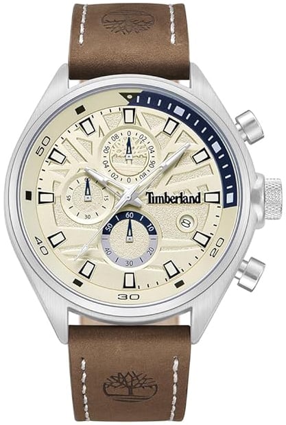 Timberland Herrklocka TDWGC9000403 Sport Beige/Läder Ø46 mm