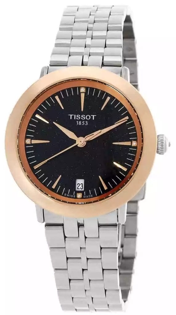 Tissot Damklocka T929.210.41.046.00 T-Gold Blå/Stål Ø33 mm