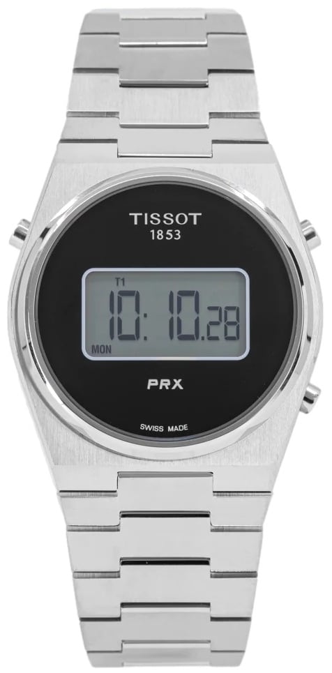 Tissot Herrklocka T137.463.11.050.00 PRX Digital Svart/Stål Ø40 mm
