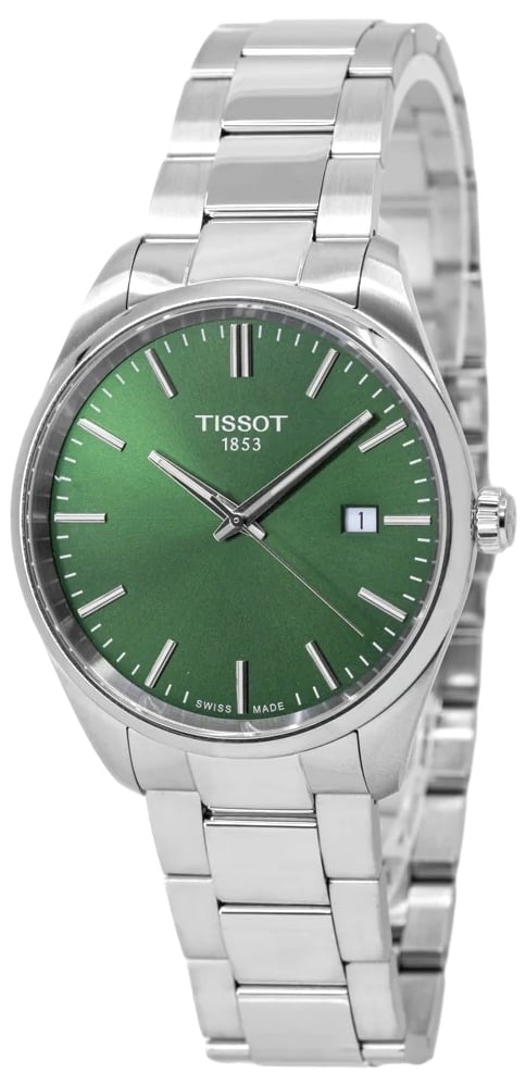 Tissot Herrklocka T150.410.11.091.00 Pr 100 Grön/Stål Ø40 mm
