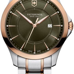 Victorinox Herrklocka 241913 Alliance Grön/Roséguldstonat stål