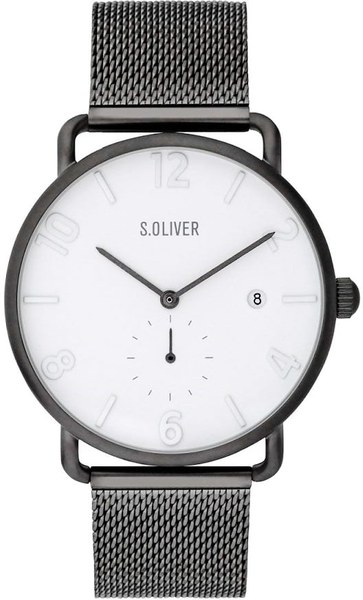 s.Oliver Herrklocka SO-3719-MQ S.Oliver Classic Vit/Stål Ø41 mm