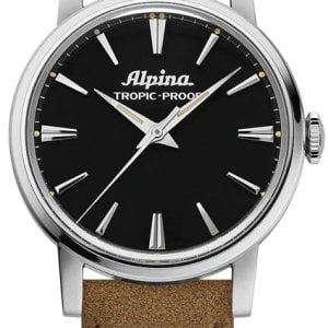 Alpina AL-480B2H6 Heritage Tropic-Proof Svart/Läder Ø34 mm