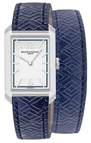 Baume & Mercier Damklocka M0A10629 Hampton Vit/Läder