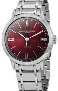 Baume & Mercier Damklocka M0A10691 Classima Röd/Stål Ø34 mm