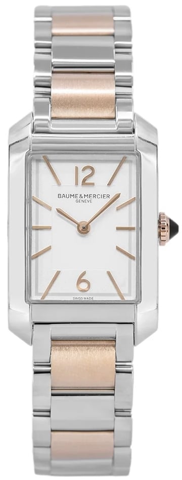 Baume & Mercier Damklocka M0A10751 Vit/Roséguldstonat stål