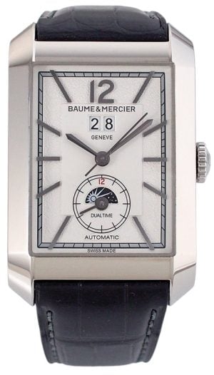 Baume & Mercier Herrklocka M0A10523 Hampton Silverfärgad/Läder