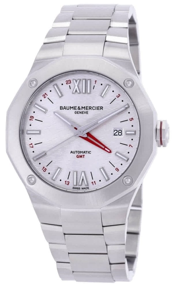 Baume & Mercier Herrklocka M0A10658 Riviera Silverfärgad/Stål