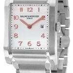 baume & mercier herrklocka moa10020 hampton silverfärgad/stål
