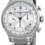 baume & mercier herrklocka moa10064 capeland silverfärgad/stål