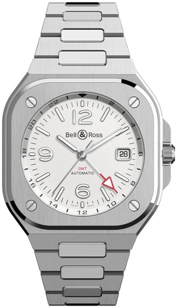 Bell & Ross Herrklocka BR05G-SI-ST/SST Br 05 Vit/Stål