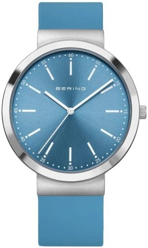 Bering Damklocka 10141-398 Classic Blå/Gummi Ø41 mm