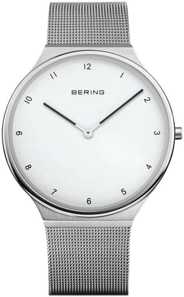 Bering Herrklocka 18440-004 Ultra Slim Vit/Stål Ø40 mm