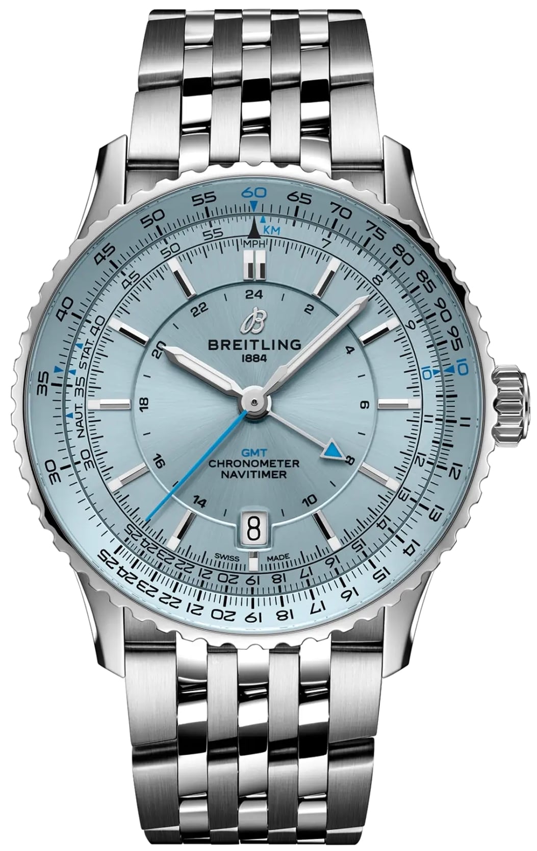 Breitling herrklocka a32310171c1a1 navitimer automatic gmt 41 breitling herrklocka a32310171c1a1 navitimer automatic gmt 41