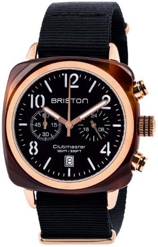 Briston 14140-PRA-T-1-NB Clubmaster Svart/Textil