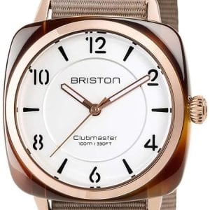 Briston Damklocka 17536.PRA.T.2.NT Chic Vit/Textil