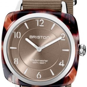 Briston Damklocka 21536-SA-UBR-30-NT Clubmaster Brun/Textil