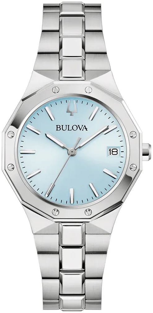 Bulova Damklocka 96M169 Classic Blå/Stål Ø32 mm