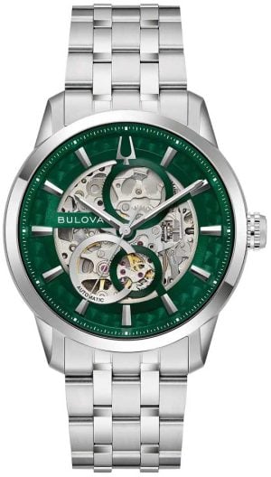 Bulova Herrklocka 96A329 Sutton Grön/Stål Ø40 mm