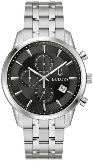 Bulova Herrklocka 96B412 Classic Svart/Stål Ø41 mm