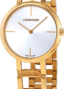 Calvin Klein CK Damklocka K8N23546 Silverfärgad/Gulguldtonat stål