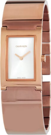 Calvin Klein CK Damklocka K9C2N616 Silverfärgad/Roséguldstonat stål