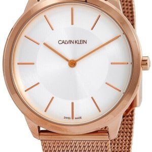 Calvin Klein CK Herrklocka K3M21626 Silverfärgad/Roséguldstonat