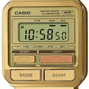 Casio A120WEG-9AEF Vintage Guldtonat stål Ø33.5 mm
