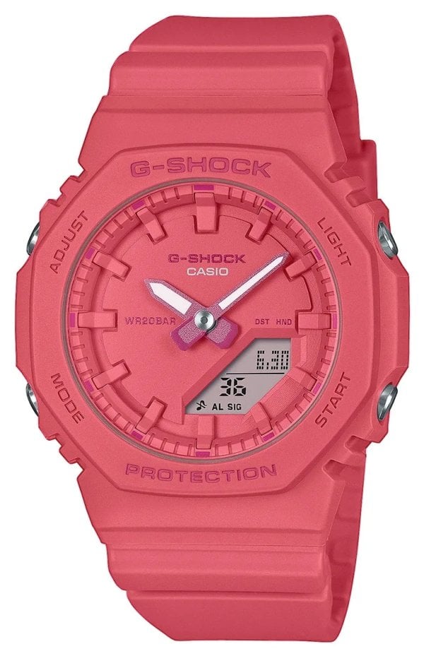 Casio Damklocka GMA-P2100-4AER G-shock Röd/Resinplast Ø40.2 mm