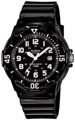 Casio Damklocka LRW-200H-1BVDF Classic Svart/Resinplast Ø34 mm