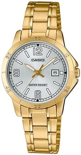 Casio Damklocka LTP-V004G-7B2UDF Classic Silverfärgad/Gulguldtonat