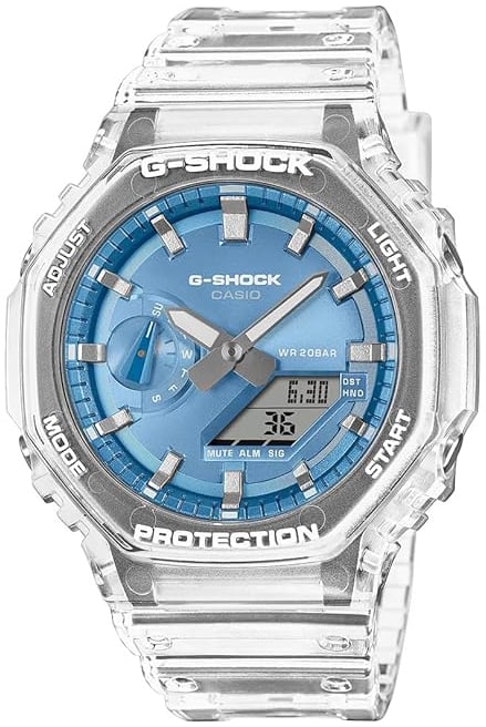 Casio Herrklocka GA-2100BM-7A2ER G-Shock Blå/Resinplast Ø45.4 mm