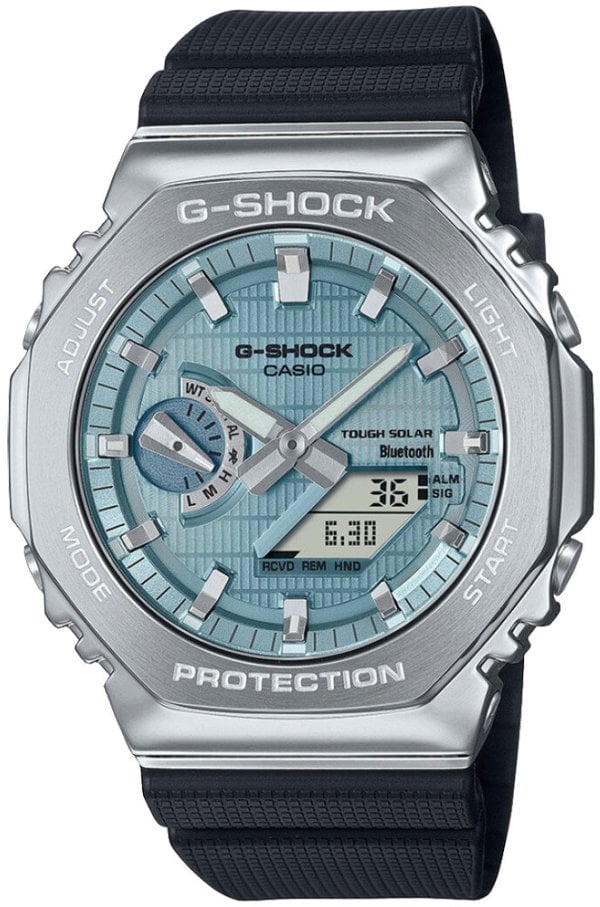 Casio Herrklocka GBM-2100A-1A2ER G-Shock Turkos/Gummi Ø44.4 mm