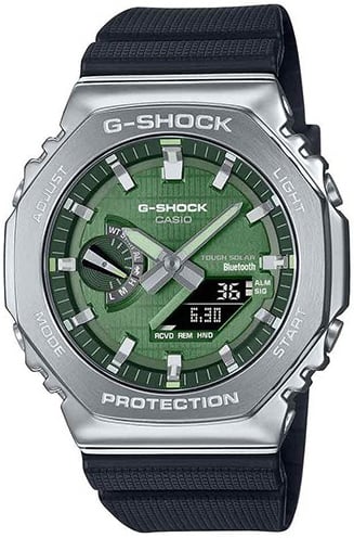 Casio Herrklocka GBM-2100A-1A3ER G-Shock Grön/Gummi Ø44.4 mm