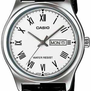 Casio Herrklocka MTP-V006L-7BUDF Classic Vit/Läder Ø38 mm